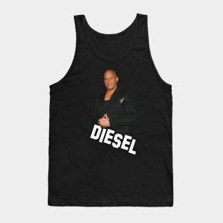 Vin Diesel - Inscription Diesel - Digital art #8 Tank Top